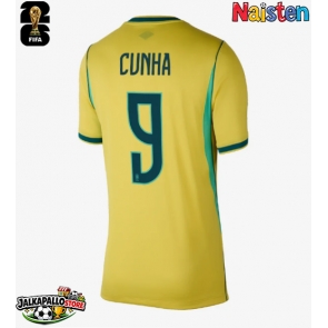 Brasilia Matheus Cunha #9 Kotipaita Naisten MM-kisat 2026 Lyhythihainen